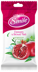 Smile Daily Pomegranate & White Tea wet wipes 15pcs.
