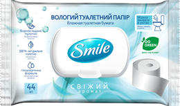 Влажная туалетная бумага Smile Fresh для взрослых